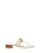 Sandalia Michael Kors Izzy con logo adornado vainilla